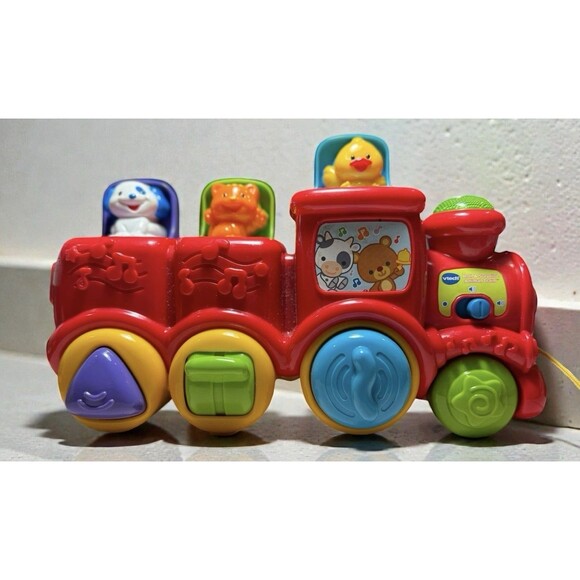 LeapFrog My Own Leaptop VTech Busy Learners Cube Train Rattle Bundle Lot - Picture 5 of 5